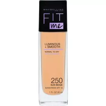 Тональная основа Maybelline New York Fit Me! Liquid Make-Up, Nr. 250 Sun Beige / 30 ml