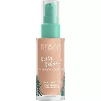 Тональная основа Physicians Formula Butter Believe It! Foundation & Concealer, Light / 30 ml