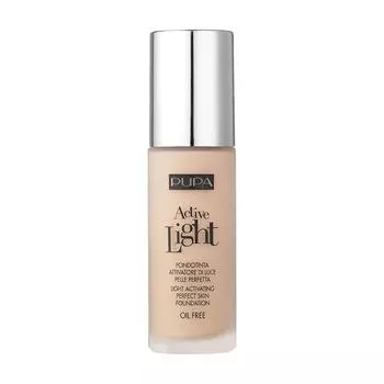 Тональная основа PUPA Milano Active Light Foundation SPF 10, No. 020 Nude / 30 ml