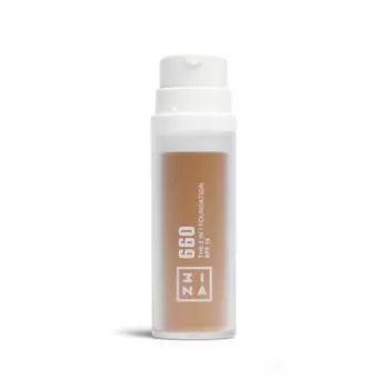 Тональная основа The 3 in 1 Foundation Base de Maquillaje 3Ina, 660 Tan