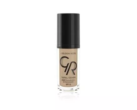 Тональный крем 2в1 06 Taupe, 30 мл Golden Rose, Total Cover