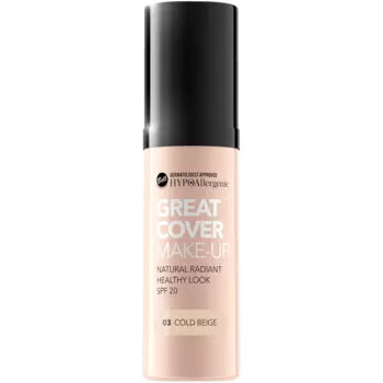 Тональный крем для лица 03 spf20 Bell Hypoallergenic Great Cover, 20 гр