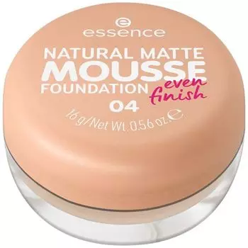 Тональный крем для лица 04, 16 г Essence Natural matte mousse, цвет 04