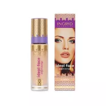 Тональный крем для лица 16 персик, 35 мл Ingrid, Ideal Face