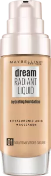 Тональный крем Dream Radiant Liquid 01 Натуральная слоновая кость 30 мл Maybelline New York