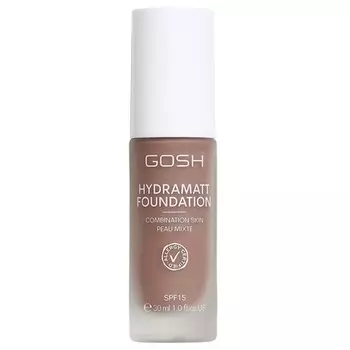 Тональный крем GOSH с SPF 15 для светлой и темной кожи. Веганский матирующий макияж для сухой, чувствительной и жирной кожи — 018N.