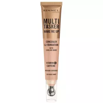 Тональный крем и консилер multi-tasker разбуди меня Rimmel, 20 мл., цвет 025 rose ivory
