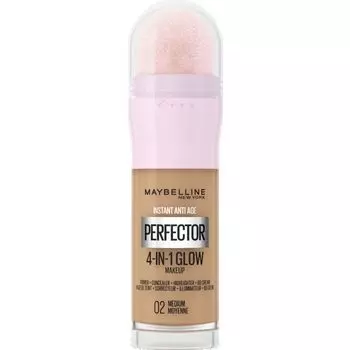 Тональный крем Instant Perfector Glow 4-в-1 Make-Up 02 Medium Maybelline New York, 20 ml