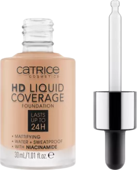 Тональный крем Liquid HD Coverage 40 Теплый Бежевый 300мл Catrice