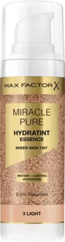 Тональный крем MAX FACTOR Foundation Miracle Pure Hydratint Essence 3 Light, 30 ml