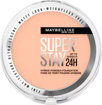 Тональный крем MAYBELLINE NEW YORK Foundation Puder 24h Super Stay Hybrides 20, 9 g