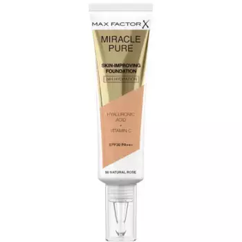 Тональный крем miracle pure для улучшения кожи Max Factor, 30 мл., цвет natural rose