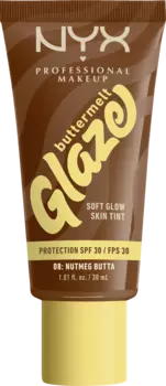 Тональный крем NYX Professional MakeUp Buttermelt Glaze Foundation 08 Nutmeg Butta LSF 30