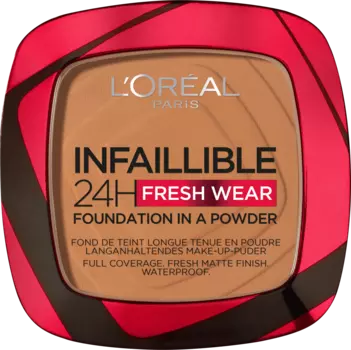 Тональный крем Puder Infaillible 24H Fresh Wear 330 Hazelnut 9 0г L'Oreal