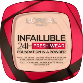 Тональный крем Puder Infaillible 24H Fresh Wear 180 Rose Sand 9 г L'Oreal