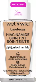 Тональный крем wet n wild bare Focus Niacinamide Skin Tint Cream Beige