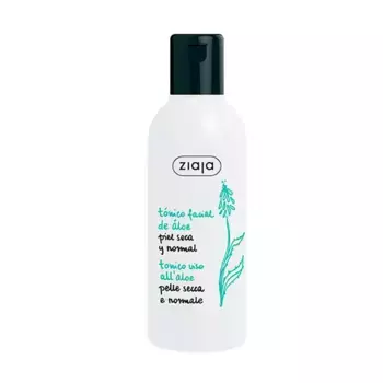 Тоник для лица для сухой кожи Aloe Tnico Facial Ziaja, 200 ml
