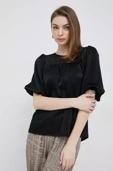 Тонкая блузка DKNY, черный