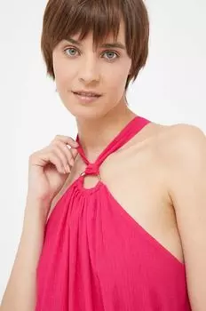 Тонкая блузка DKNY, розовый
