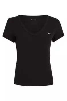 Тонкая футболка Essential Tommy Jeans, черный