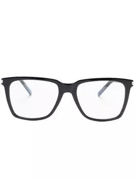 Тонкие очки Saint Laurent Eyewear, черный
