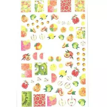 Тонкие самоклеящиеся наклейки для ногтей Miss Color № F644 MollyLac, Molly Lac