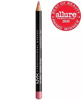 Тонкий карандаш для губ, кремовый стойкий карандаш для губ Nyx Professional Makeup, цвет Sand Pink