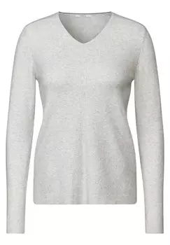 Тонкий вязаный свитер CECIL Sweater, серый