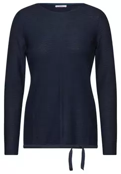 Тонкий вязаный свитер CECIL Sweater, синий