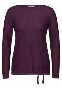 Тонкий вязаный свитер CECIL Sweater, темно-фиолетовый