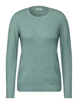 Тонкий вязаный свитер CECIL Sweater, зеленый