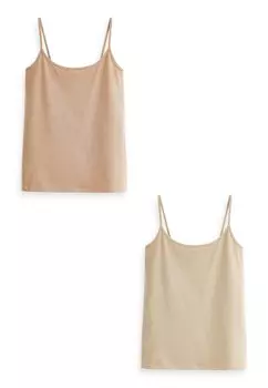 Топ 2 PACK THIN STRAP PETITE Next, цвет neutral