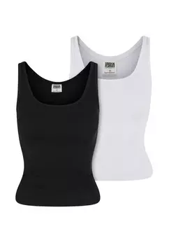 Топ 2-PACK Urban Classics, черный