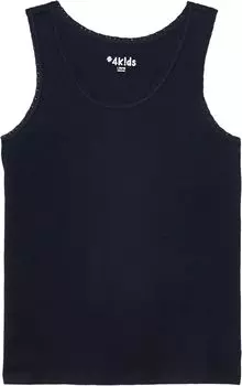Топ #4kids Essential Tank Top with Lace Trim, темно-синий