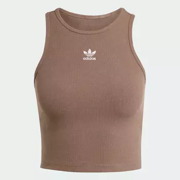 Топ Adidas Essentials Rib, коричневый