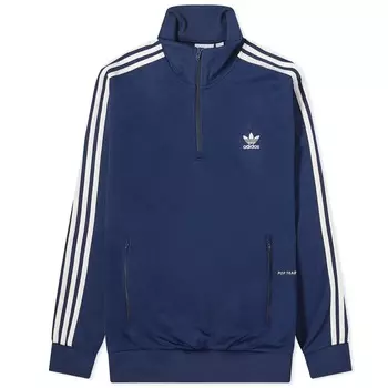 Топ Adidas X Pop Bauer Track, цвет Navy & White