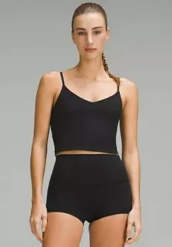 Топ ALIGN CROPPED TANK lululemon, цвет black