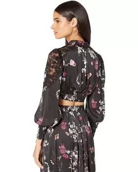 Топ AllSaints Saz Silvius Top, черный