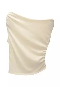 Топ ASYMMETRIC RUSTIC PULL&BEAR, бежевый
