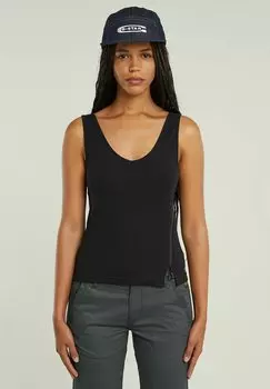 Топ ASYMMETRICAL ZIP G-STAR, черный