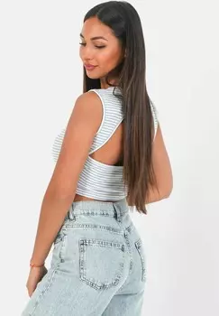 Топ BACKLESS Sixth June, синий