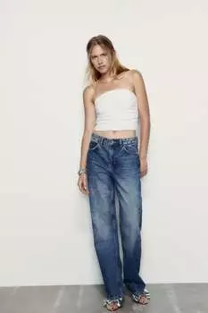 Топ-бандо ZARA, белый