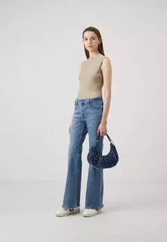 Топ BARE SOFT MATTE SHELL BODYSUIT Abercrombie & Fitch, светло-коричневый