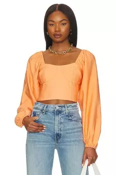 Топ BCBGeneration Woven Bustier, цвет Cantaloupe