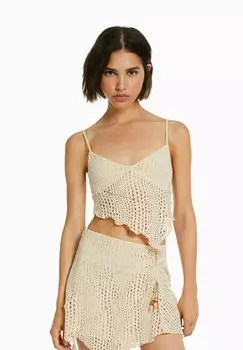Топ Bershka, белый