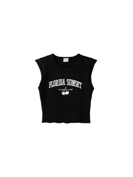 Топ Bershka Top, черный