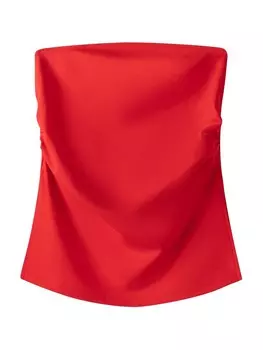 Топ Bershka Top, красный