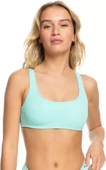 Топ бикини Aruba Bralette Roxy, цвет Aruba Blue