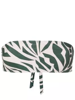 Топ бикини Bajja с графичным принтом Lygia & Nanny, зеленый