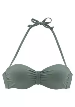 Топ бикини-бандо BENCH Perfect, оливковый